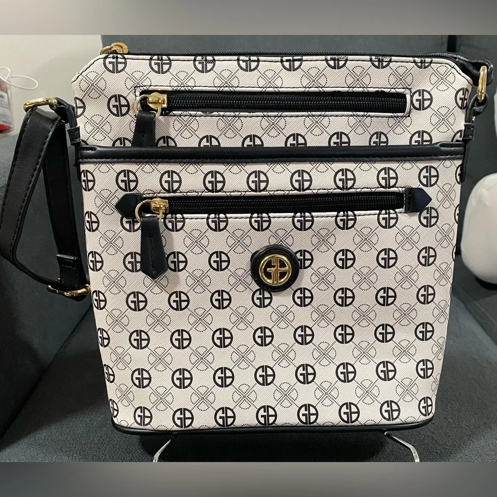 Giani Bernini Tonal Signature Crossbody - Picture 2 of 16